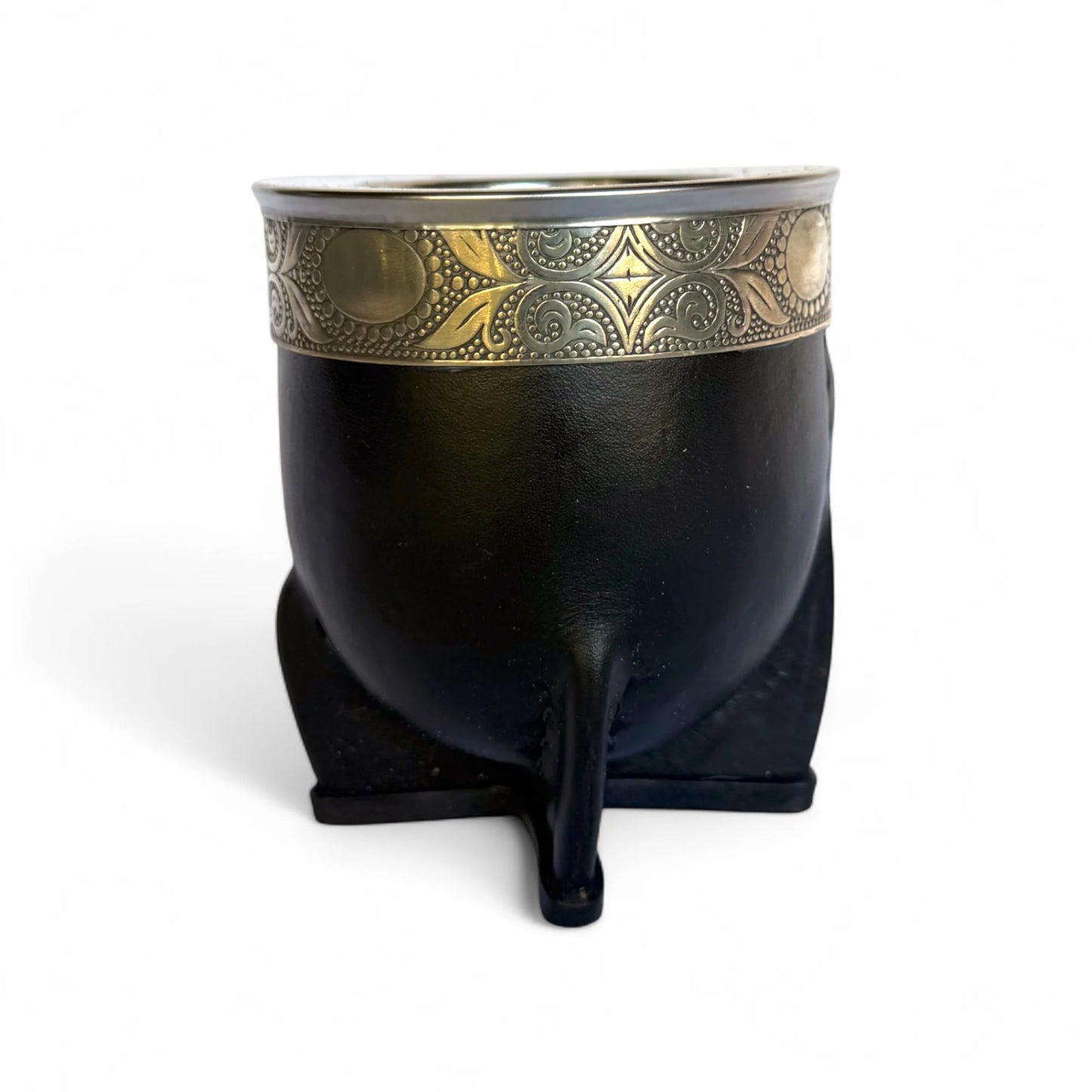 Mate Imperial Nero con Virola Alpaca | Standard