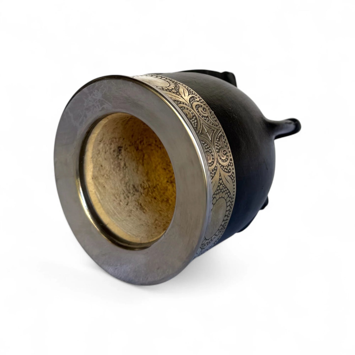 Mate Imperial Nero con Virola Alpaca | Standard