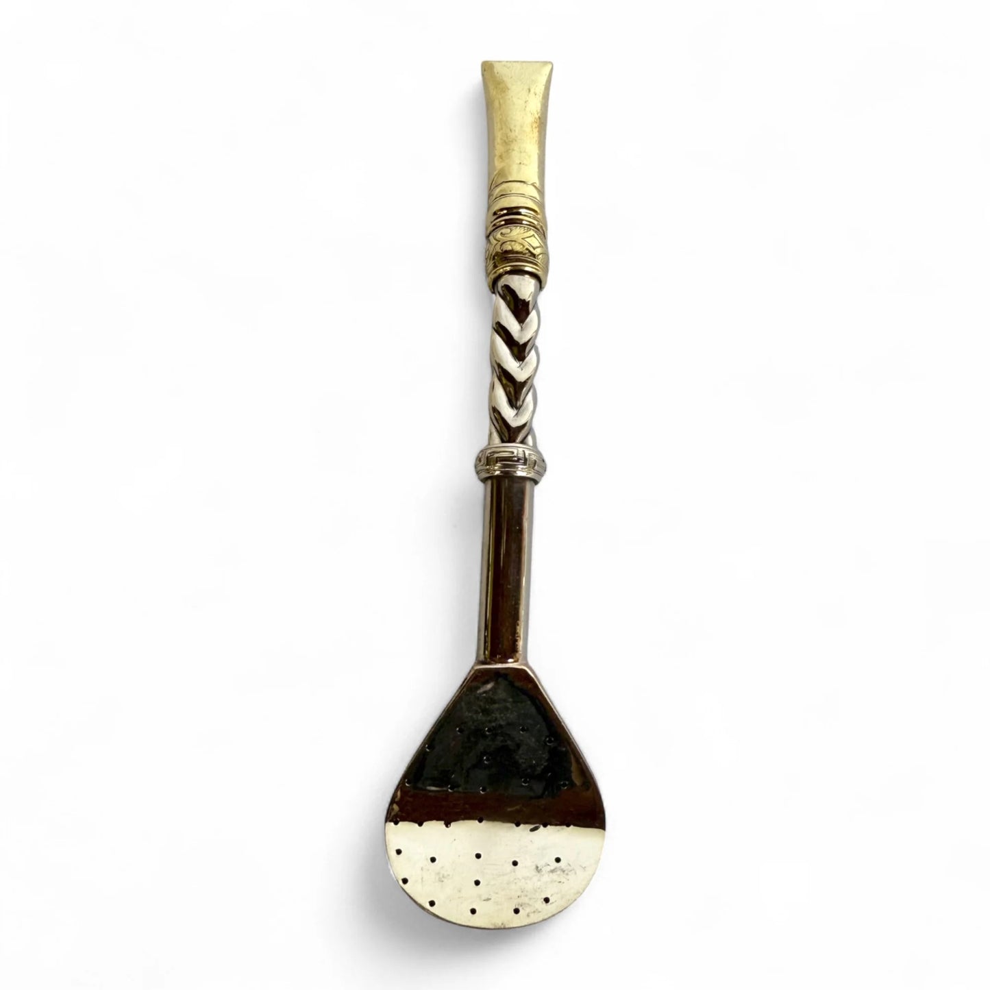 Bombillon Becco Dritto Oro e Argento